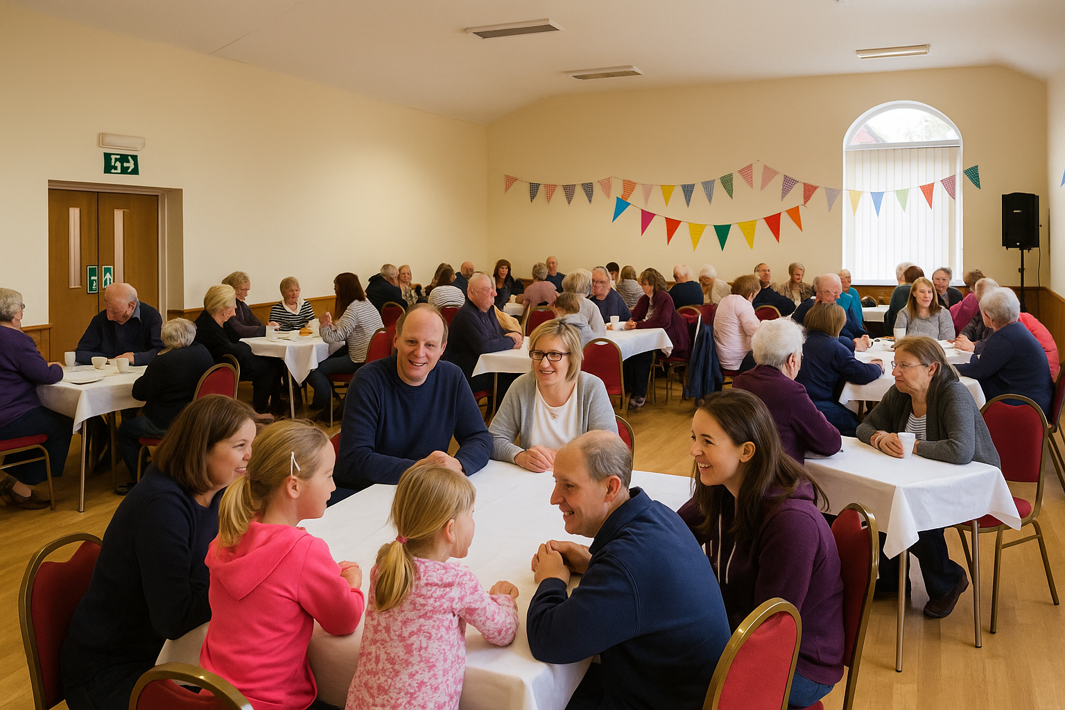Community event at Dyke Village Hall